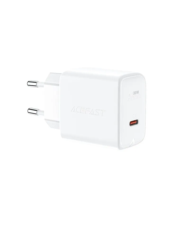 Зарядное устройство ACEFAST A21 30W GaN single USB-C (белый)