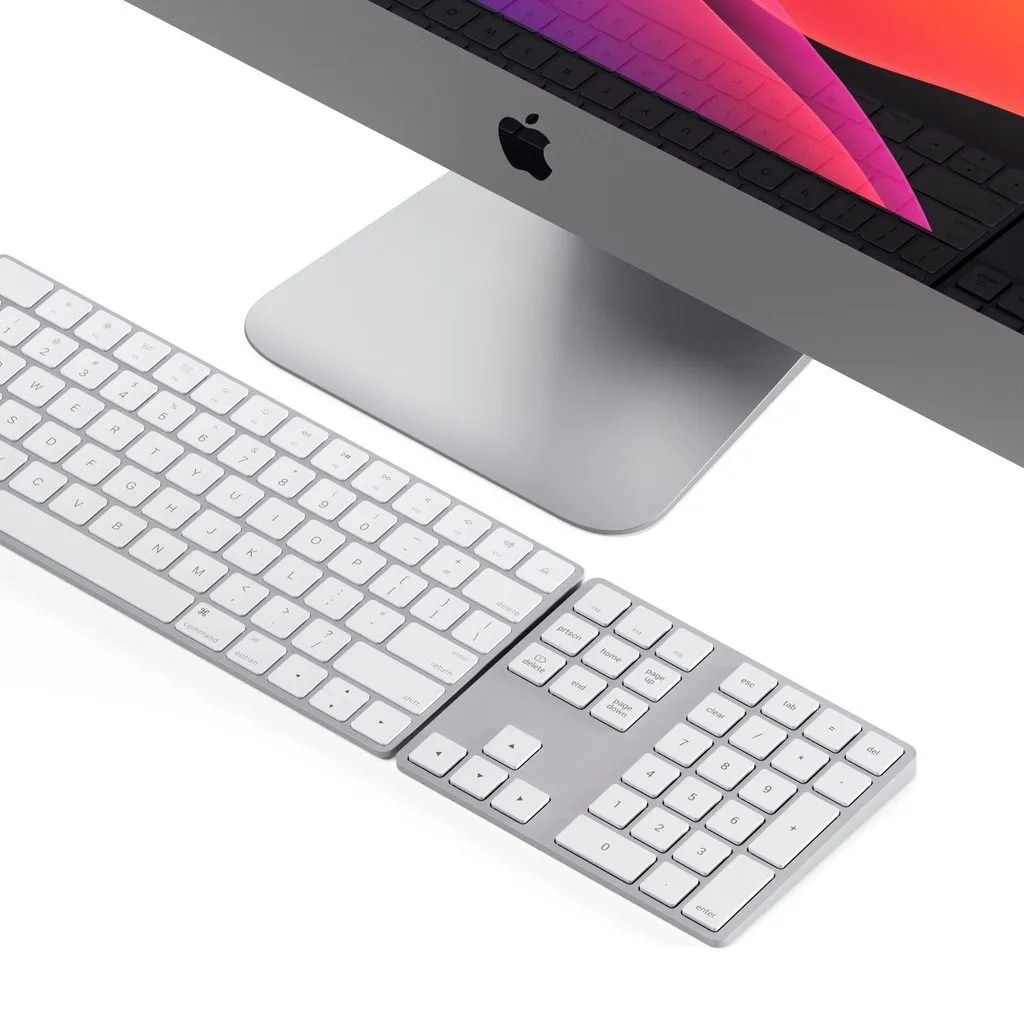 Беспроводной блок клавиатуры Satechi Aluminum Extended Keypad (серебристый)