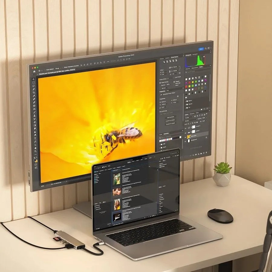 Адаптер Satechi 7-in-1 USB-C (7-в-1, серебристый)