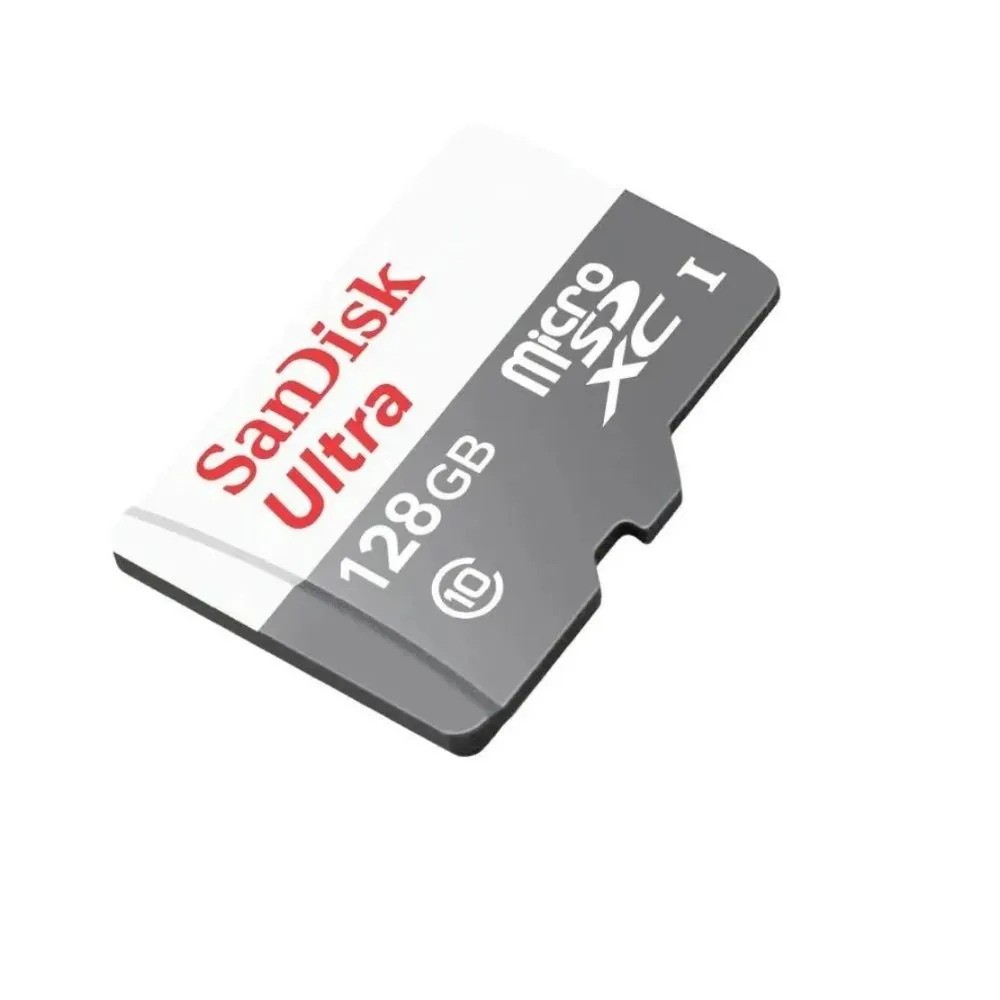 Карта памяти SanDisk Ultra microSDXC (128 ГБ, серый)