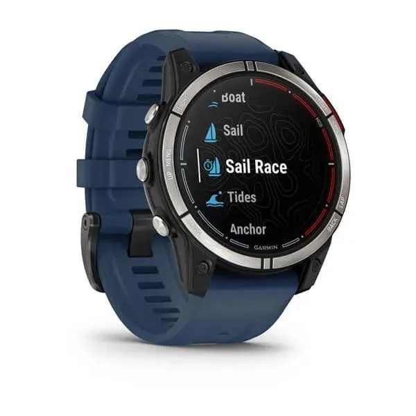 Спортивные часы Garmin Quatix 7 Sapphire Solar Ti (синий)