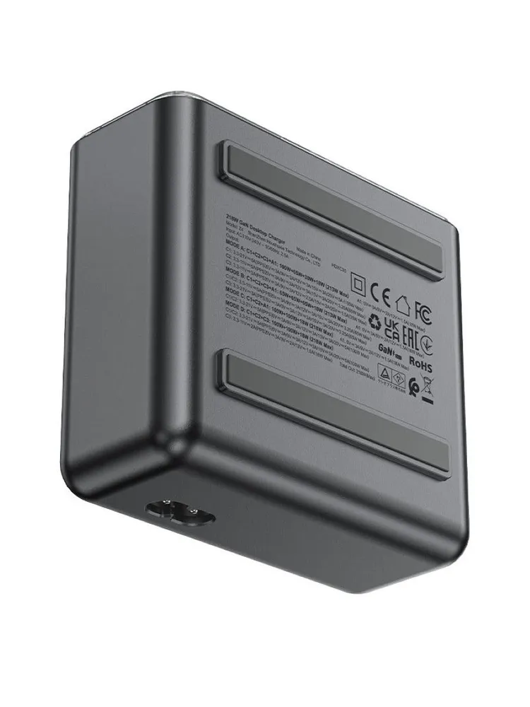 Зарядное устройство ACEFAST Z4 PD218W GaN (3xUSB-C+USB-A, серый)