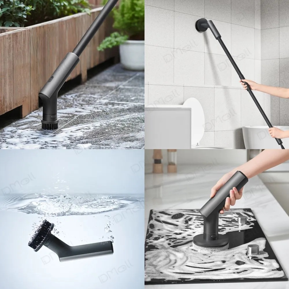 Беспроводная электрическая щётка HOTO Electric Spin Scrubber (черный)