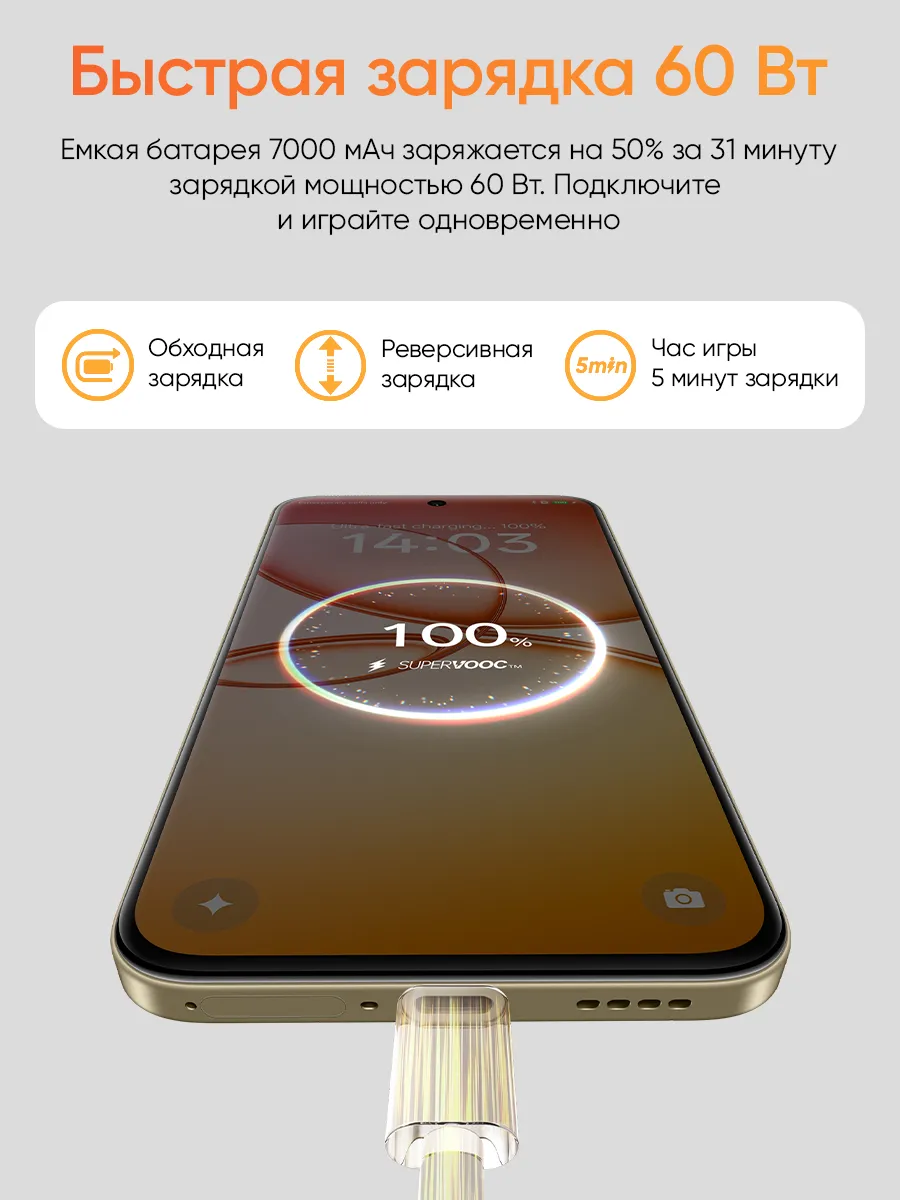 Смартфон Realme 15T 8/526 (голубой)