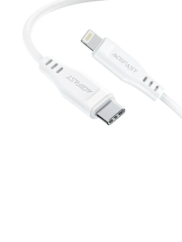 Кабель ACEFAST C3-01 USB-C to Lightning (белый)
