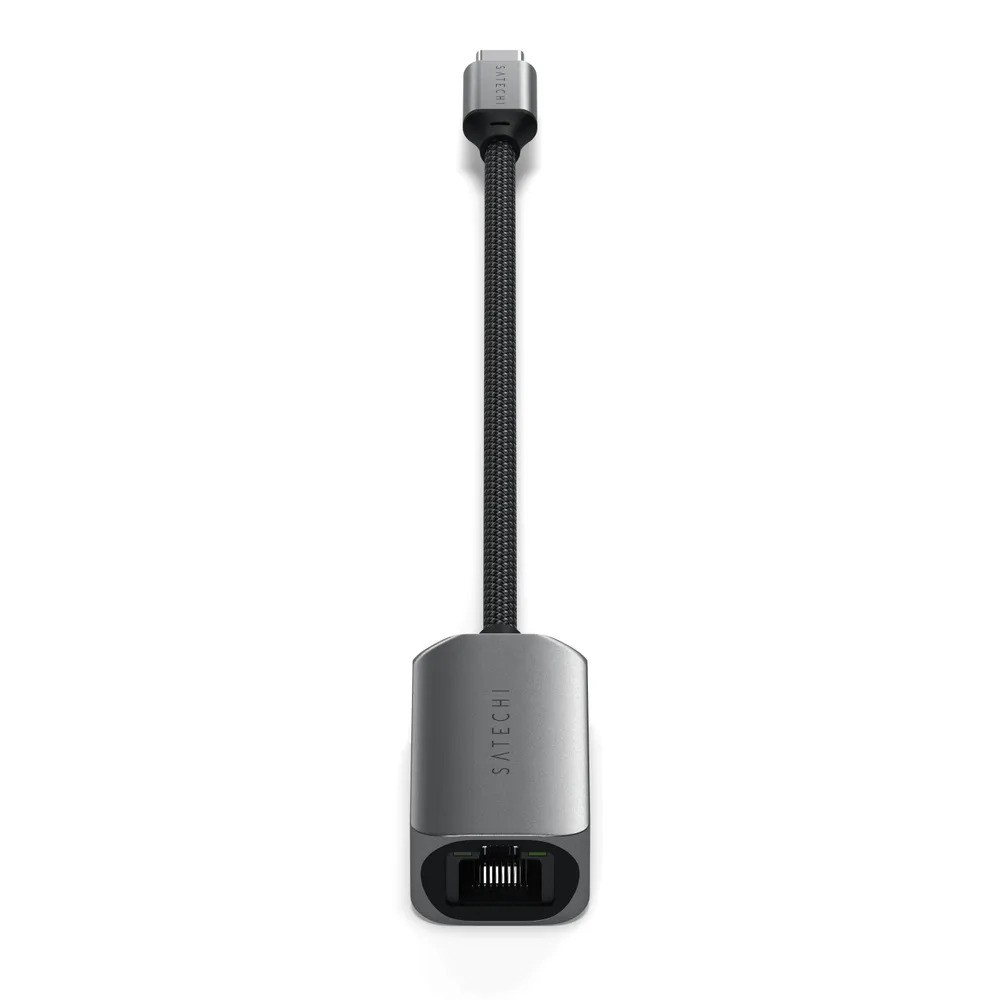 Адаптер Satechi USB-C 2.5 Gigabit Ethernet Adapter (серый)