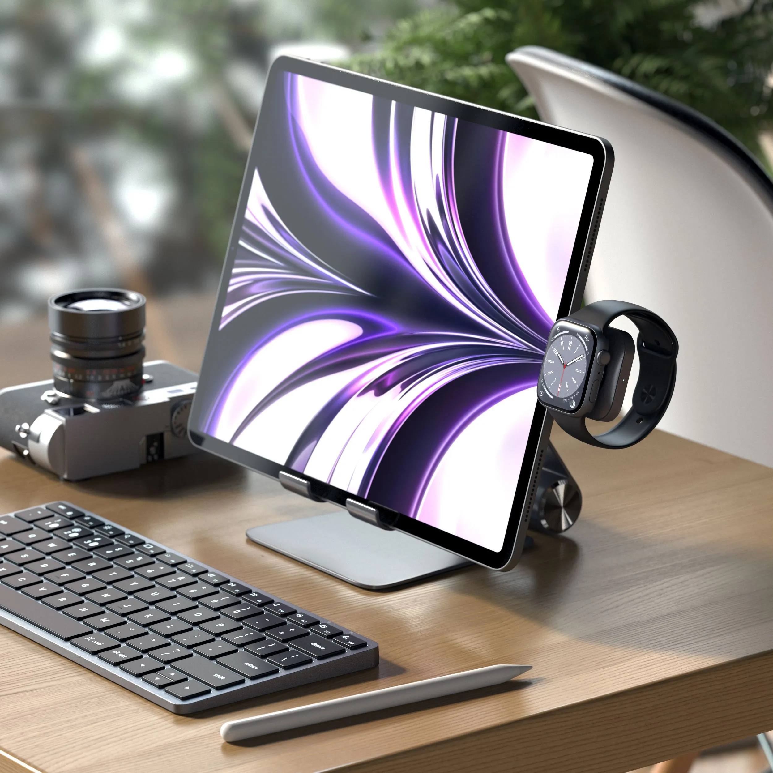 Зарядное устройство Satechi Magnetic Charging Dock for Apple Watch (для Apple Watch, серый)