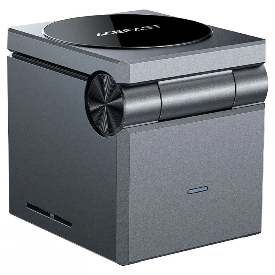 Беспроводное зарядное устройство ACEFAST E18 Rubik's Cube (3-в-1, серый)