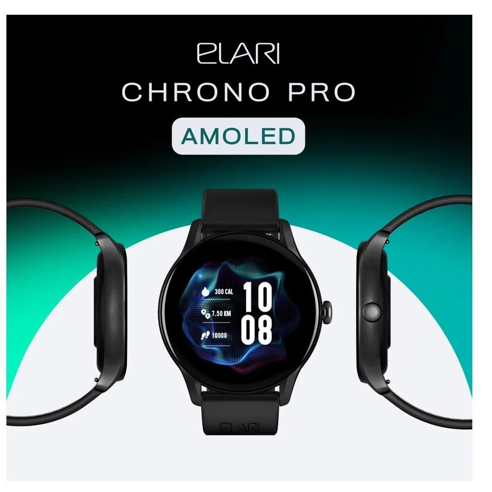 Умные часы Elari Chrono Pro (черный)