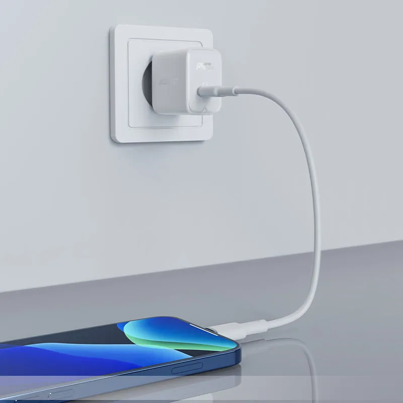Зарядное устройство ACEFAST A21 30W GaN single USB-C (белый)