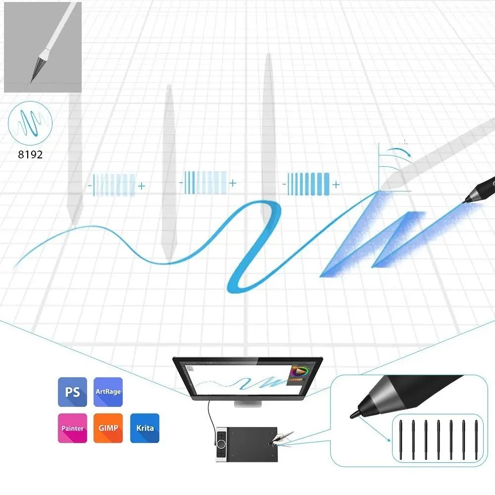 Графический планшет XPPen Deco Pro Small (черный)