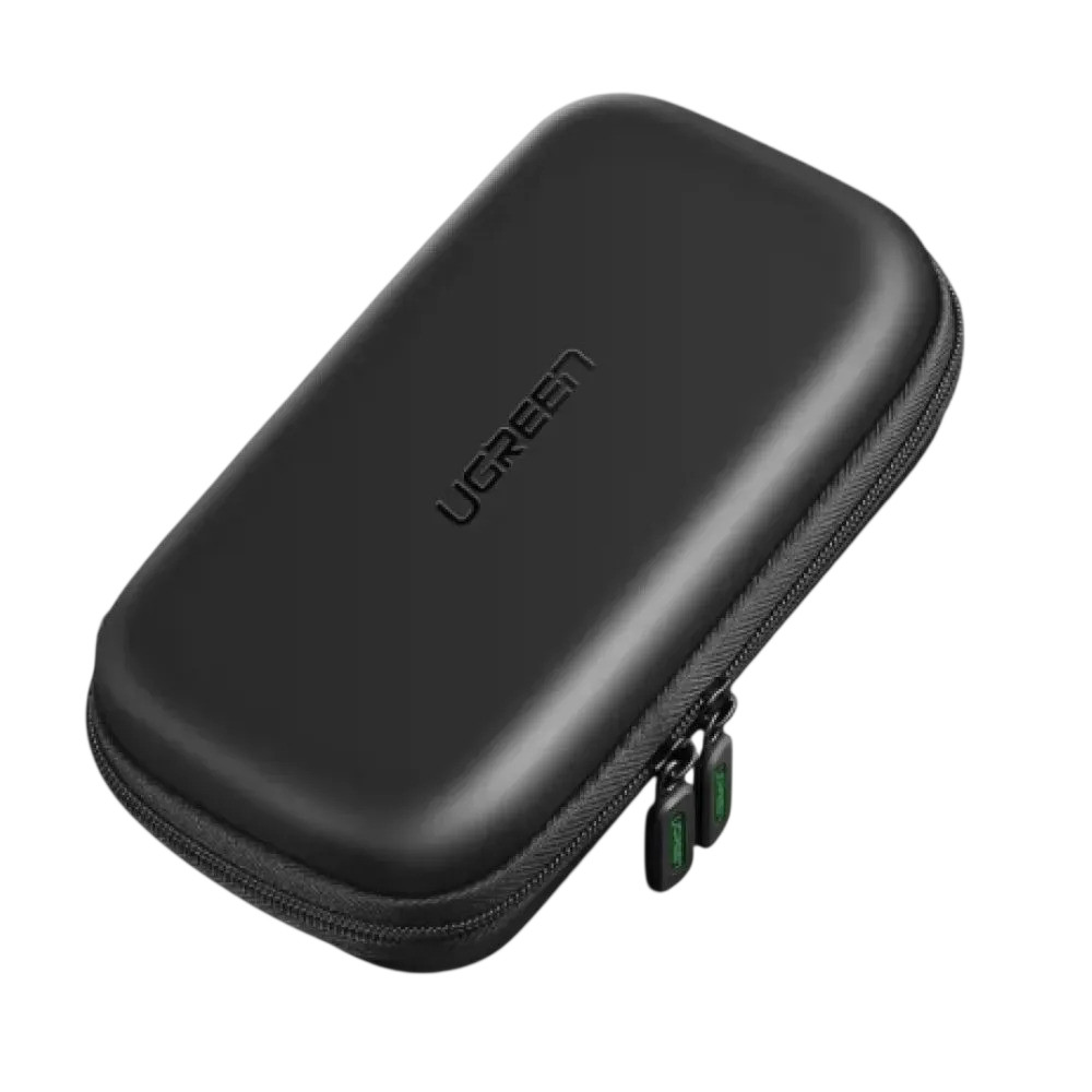 Органайзер UGREEN LP128 Hard Disk Storage (для кабелей, наушников и жестких дисков, L, черный)