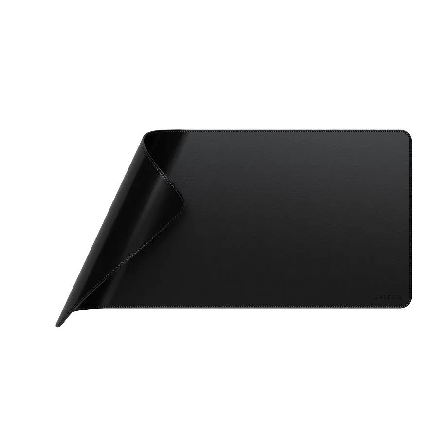 Коврик для мыши и клавиатуры Satechi Vegan-Leather Premium Desk Mat (черный)