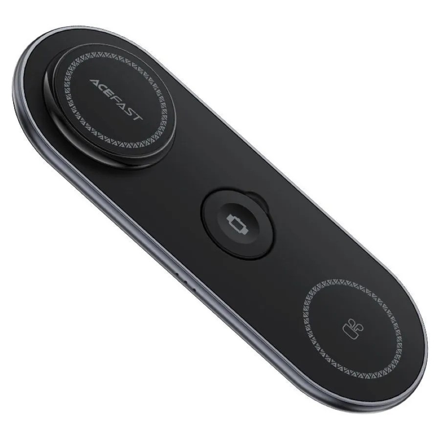 Беспроводное зарядное устройство ACEFAST E19 Qi2 (3-в-1, черный)