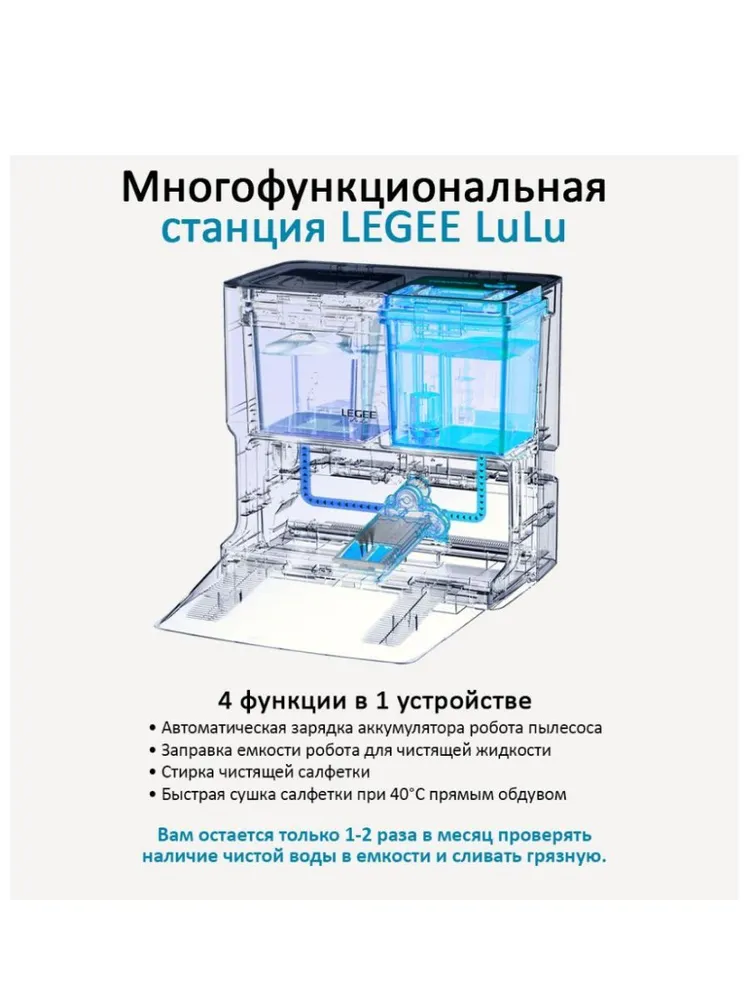 Станция самоочистки LEGEE LuLu (для LEGEE D8)