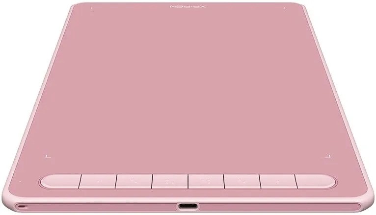 Графический планшет XPPen Deco L (розовый)