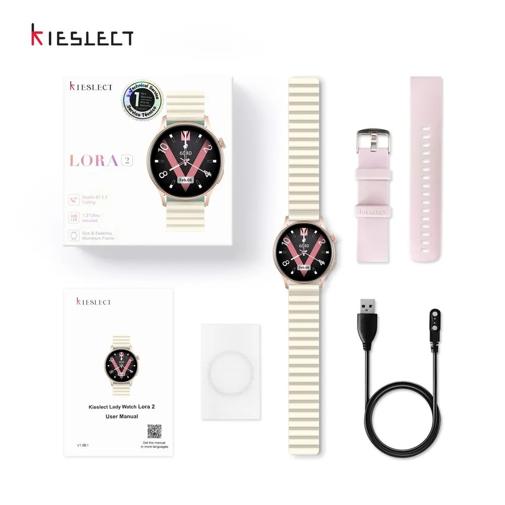 Умные часы Kieslect Lady Calling Watch Lora 2 (золотой)