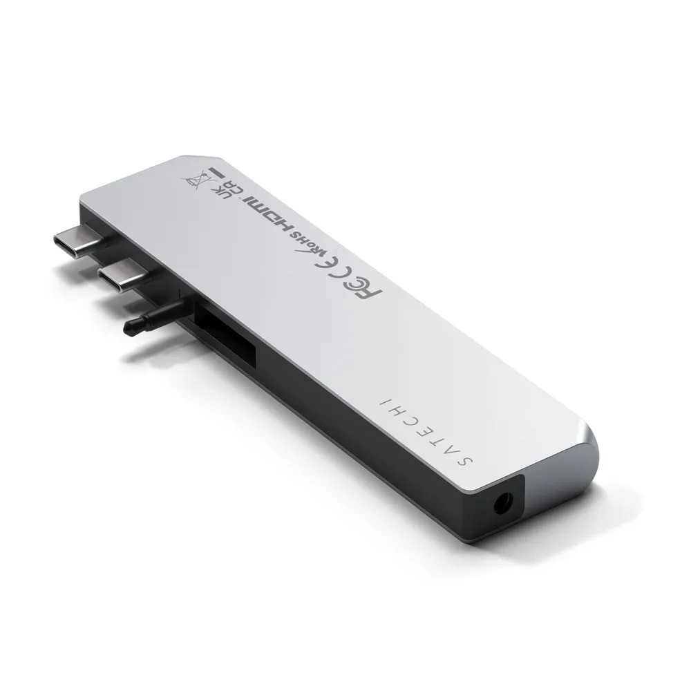 USB-хаб Satechi Pro Hub Max (серебристый)