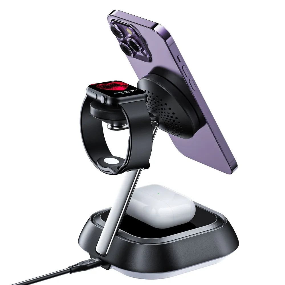 Беспроводное зарядное устройство ACEFAST E16 3-in-1 (черный)