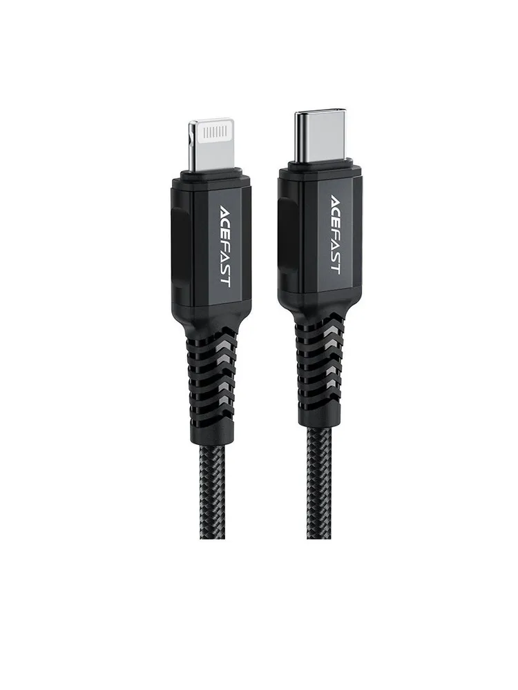 Кабель ACEFAST C4-01 USB-C to Lightning (1.8 м, черный)