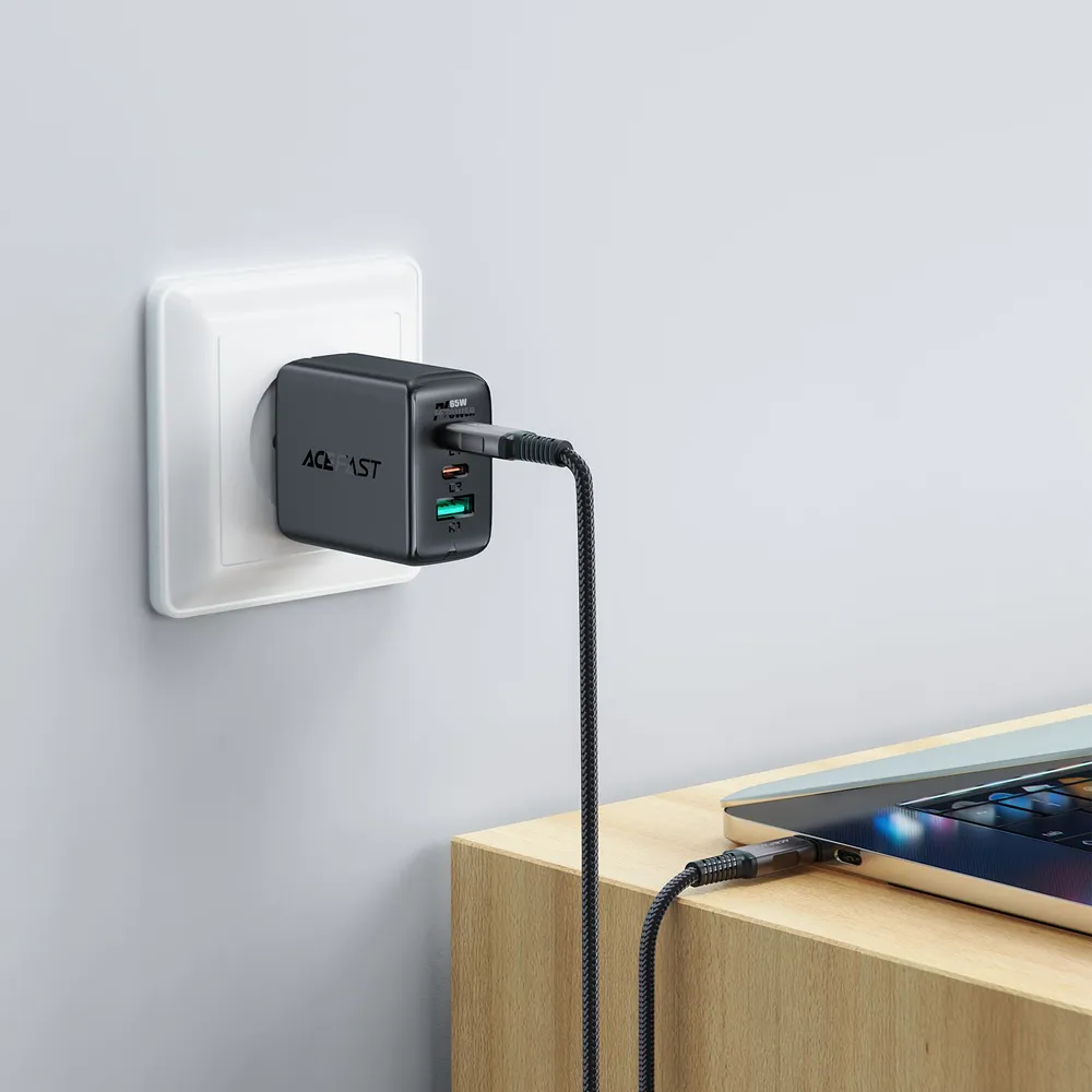 Кабель ACEFAST C1-09 USB-C to USB-C PD (черный)