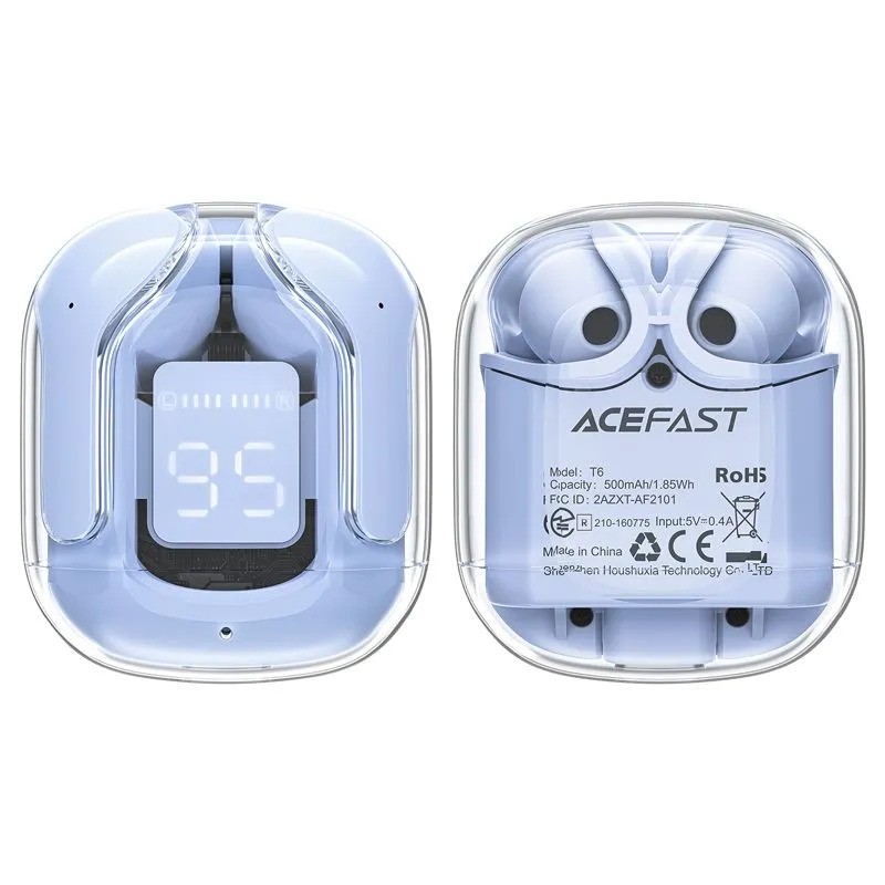 Беспроводные наушники ACEFAST T6 (голубой)