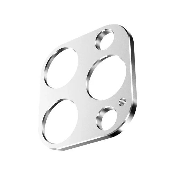 Защита камеры SwitchEasy Lenshield Camera Lens Protector (для Apple iPhone 15 6.1'' Pro/6.7'' Pro Max, серебристый)