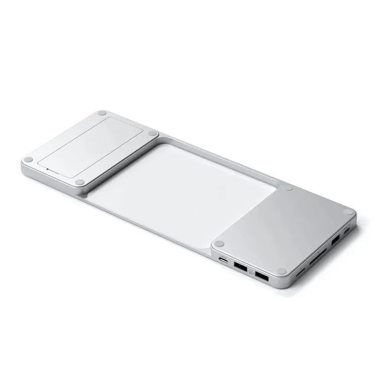 Сверхтонкая док-станция Satechi USB-C Slim Dock (для iMac 24'', серебристый)