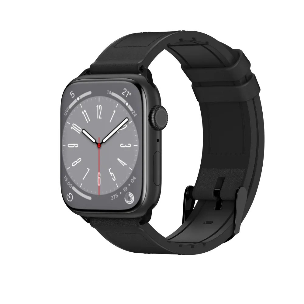 Ремешок SwitchEasy Hybrid (для Apple Watch 42/44/45mm, черный)