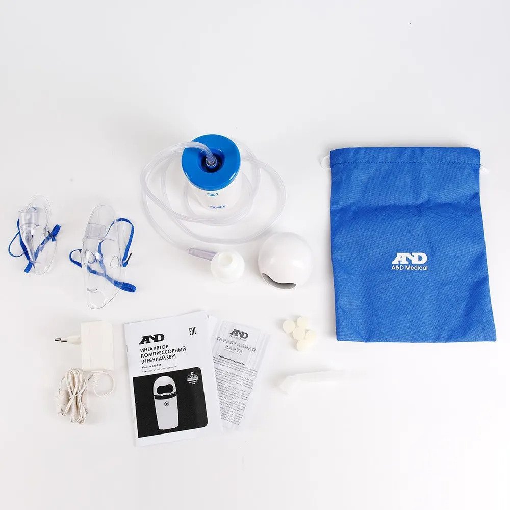 AND CN-236 Ингалятор (небулайзер) компрессорный