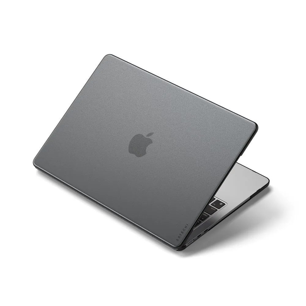Чехол-накладка Satechi Eco-Hardshell Case For Macbook Air M2 (темный-прозрачный)