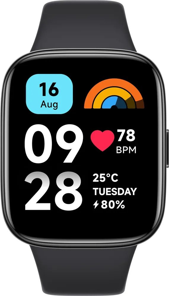 Умные часы Xiaomi Redmi Watch 3 Active (черный)
