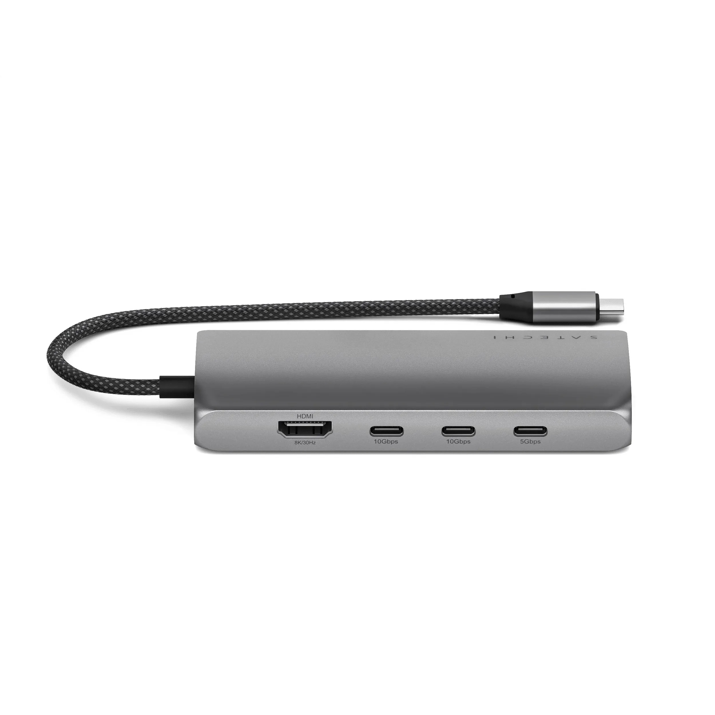 Адаптер Satechi USB-C Multiport Adapter 8K with Ethernet V3 (серый космос)