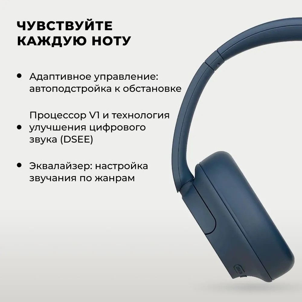 Беспроводные наушники SONY WH-CH720N (синий)