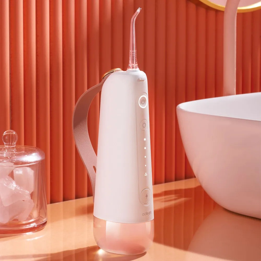 Ирригатор Oclean W10 (2 насадки, розовый)