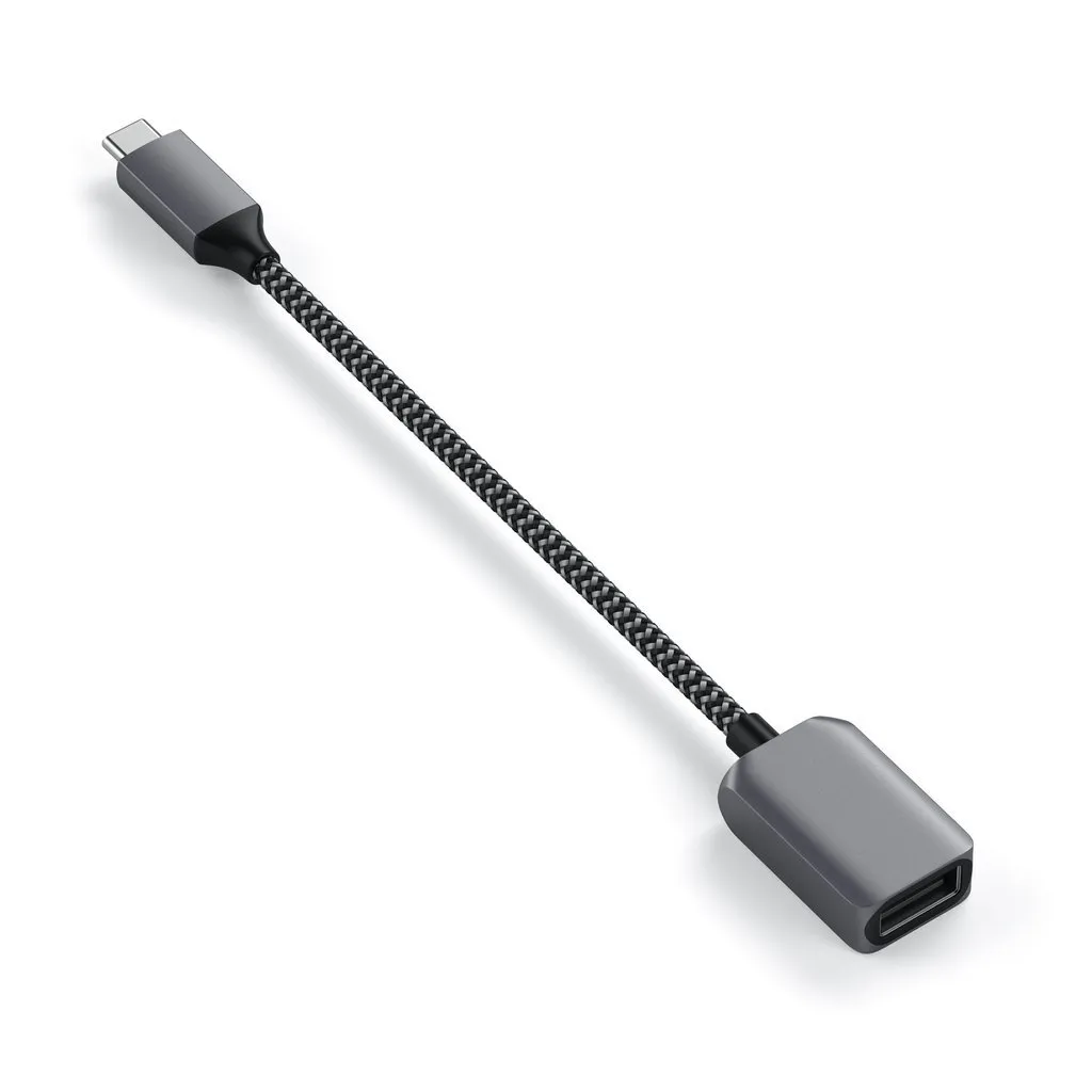 Кабель-адаптер Satechi USB-C to USB 3.0 (серый)