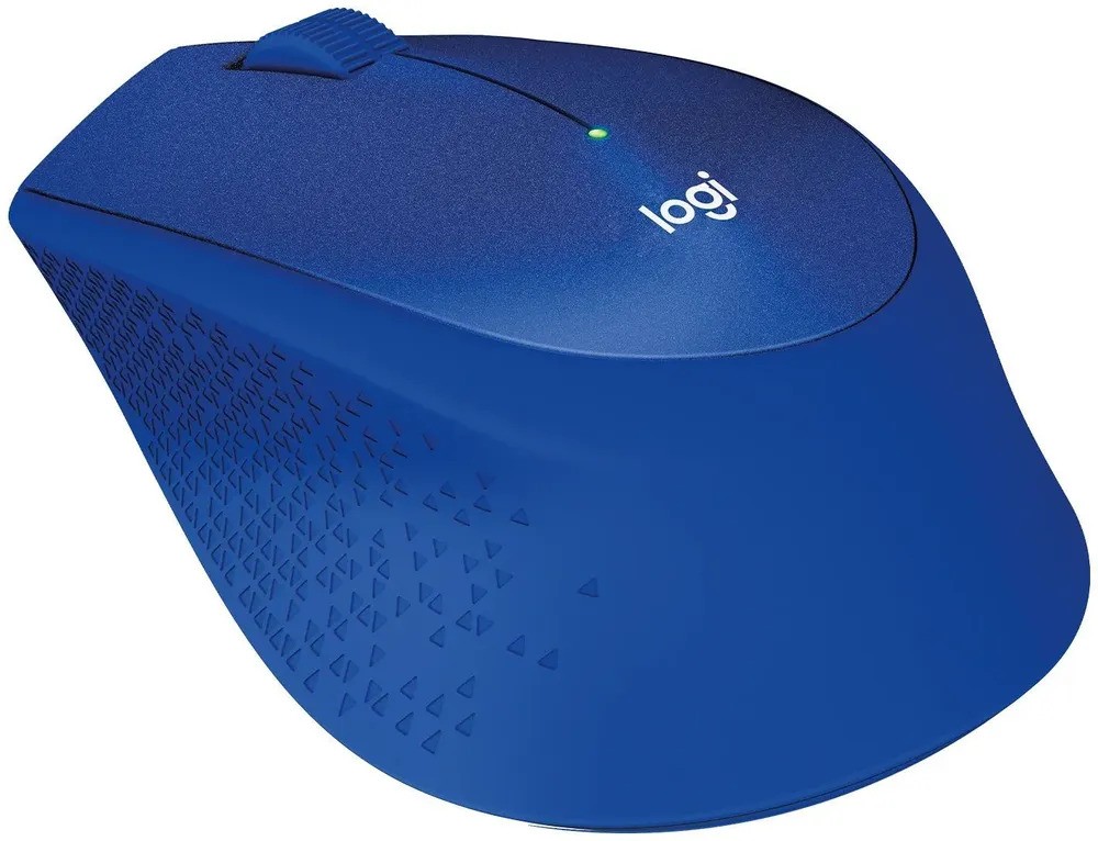 Мышь беспроводная Logitech M330 Silent Plus (синий)