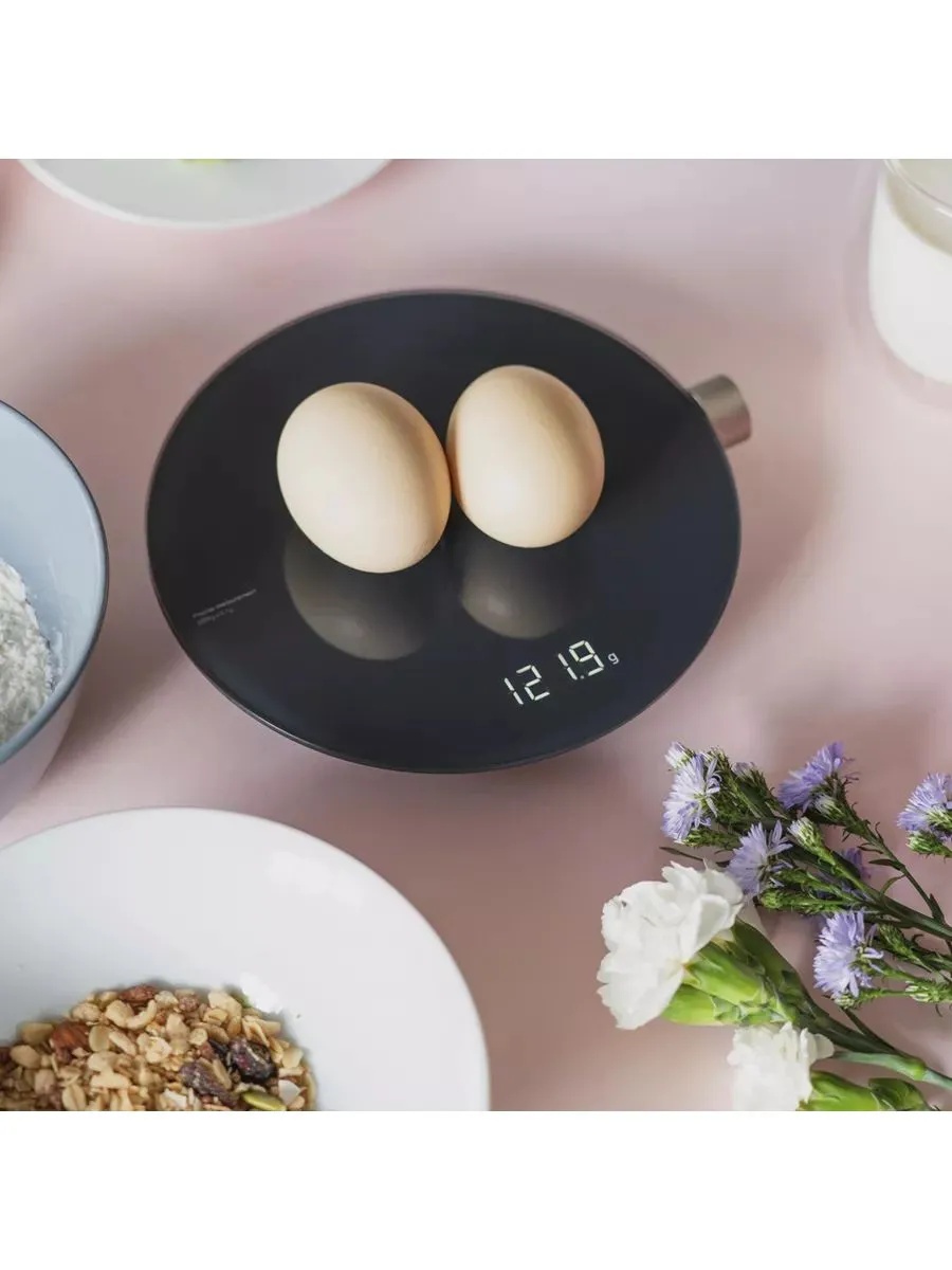 Умные кухонные весы HOTO Smart Kitchen Scale (черный)