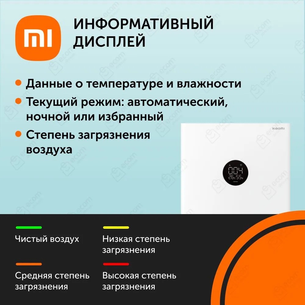 Очиститель воздуха Xiaomi Smart Air Purifier 4 Lite (белый)
