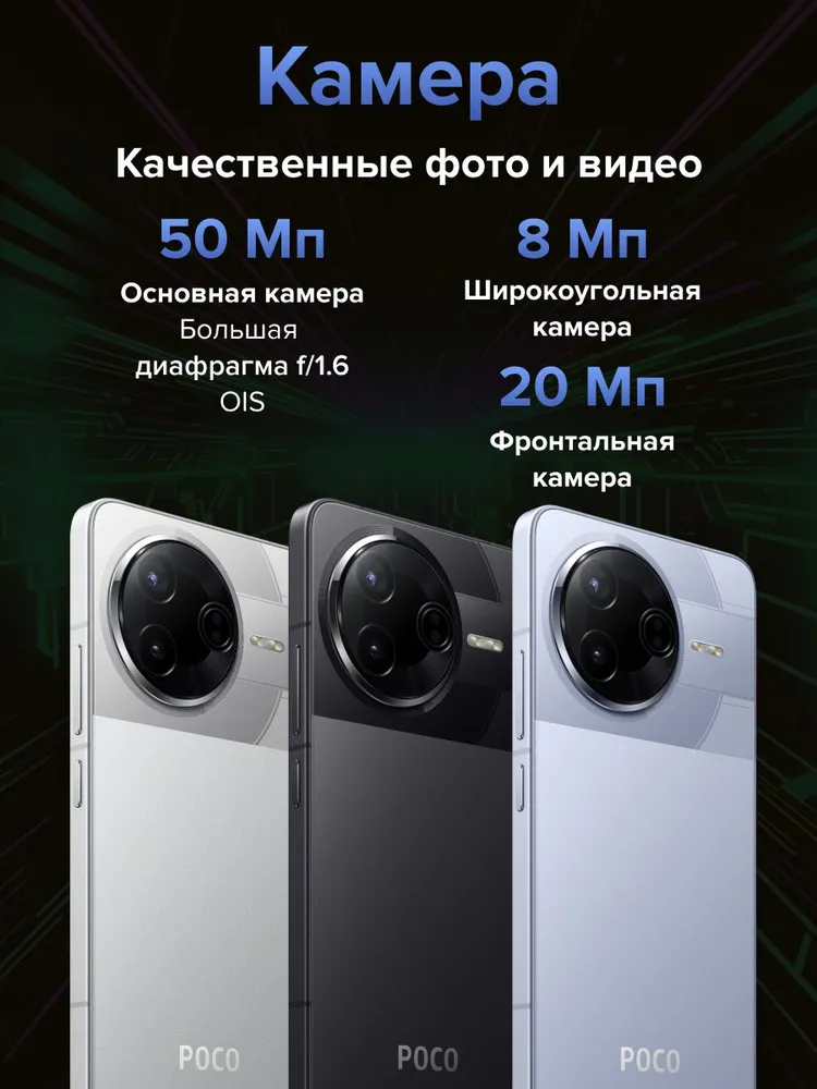 Смартфон POCO F7 Pro 12/512 (голубой)
