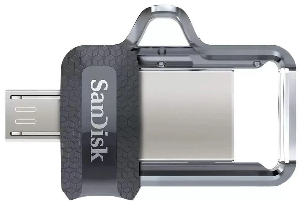 Флеш-накопитель SanDisk Ultra Dual Drive (64 ГБ, черный)