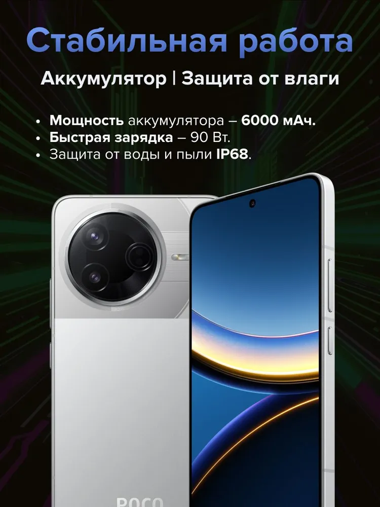 Смартфон POCO F7 Pro 12/512 (голубой)