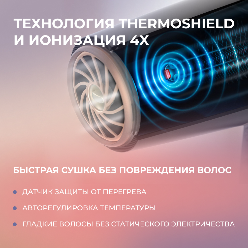 Фен Philips Series 5000 BHD510/00 (синий)