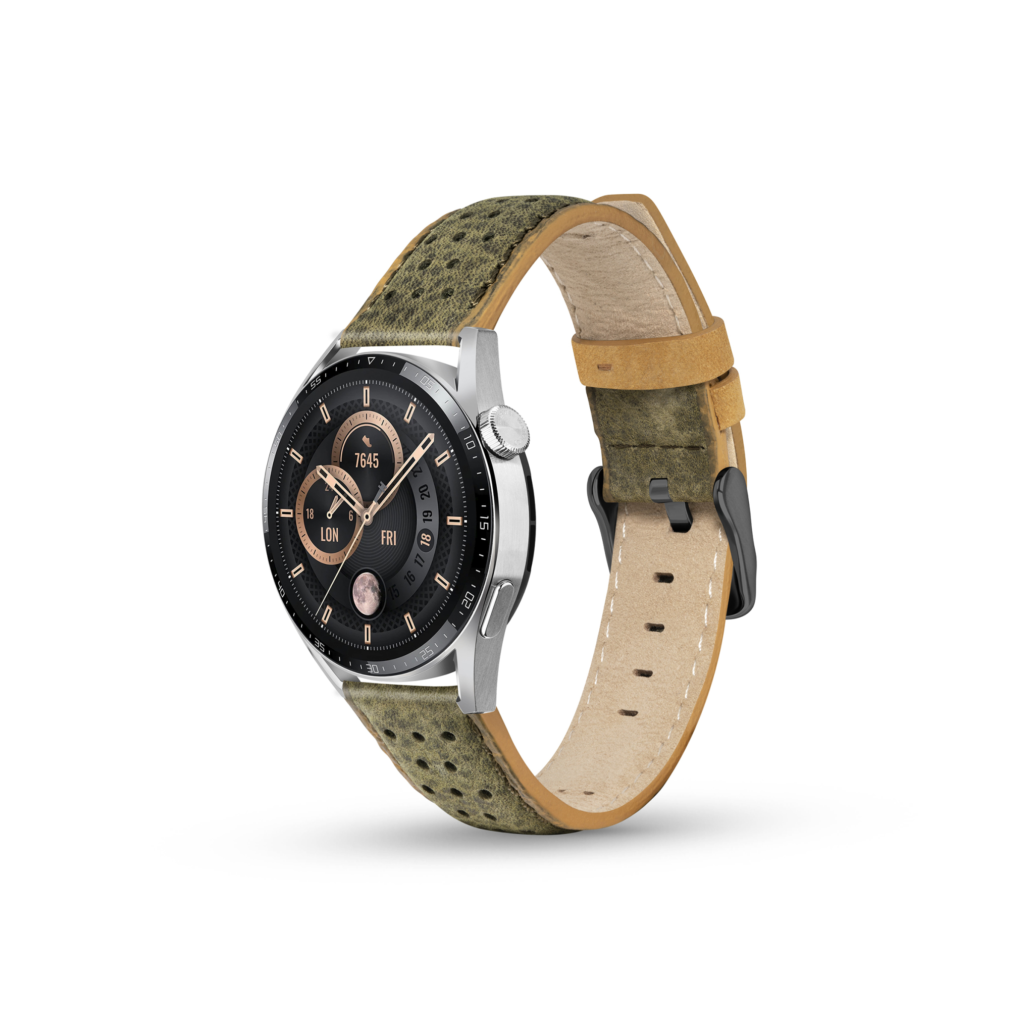 Кожаный ремешок Timberland Daintree (хаки, размер S)