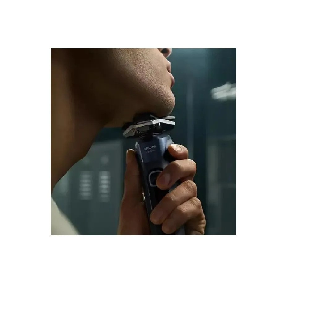 Умная электробритва Philips S5885/10 (черный/синий)