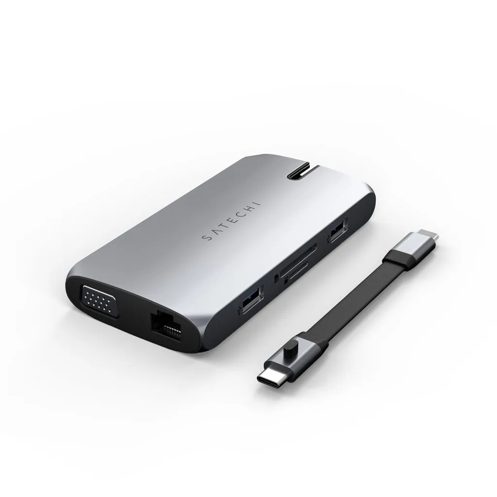 Адаптер Satechi Type-C On-the-Go Multiport Adapter (серый)