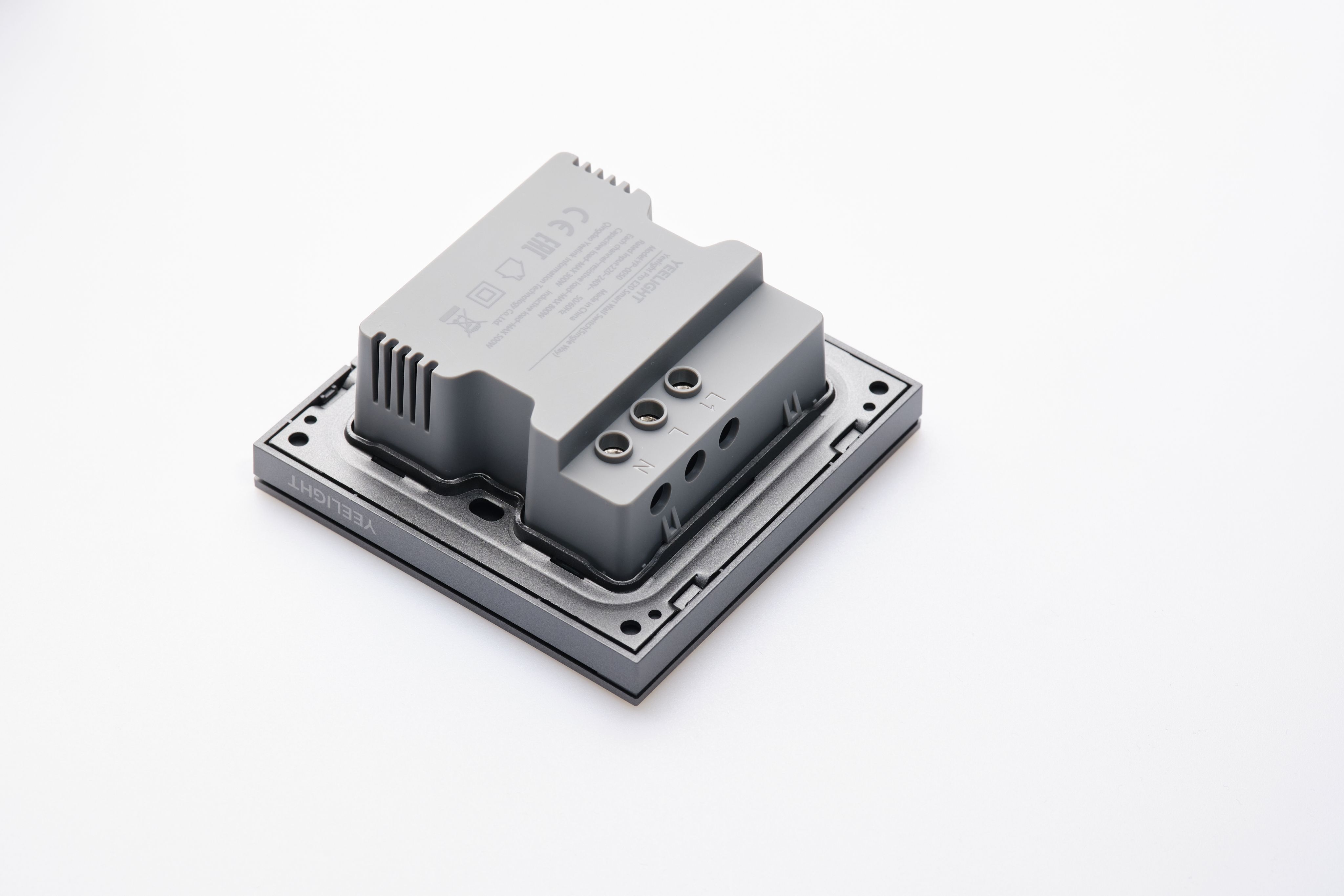 Выключатель Yeelight Pro E20 (проводной, 1 клавиша, серый))