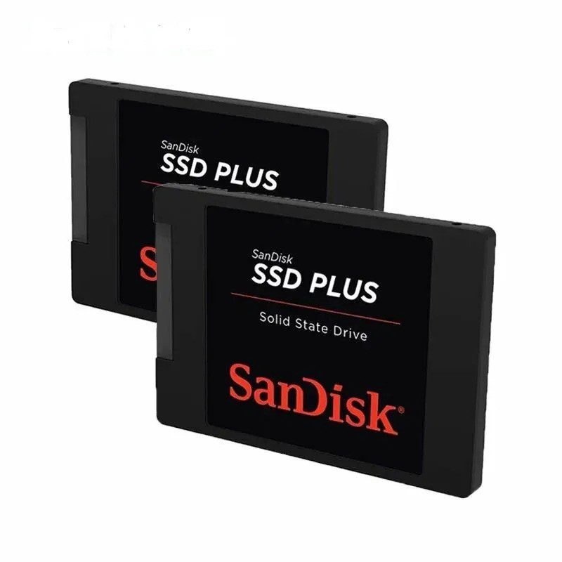 Внутренний SSD накопитель SanDisk SSD Plus (480 ГБ, черный)