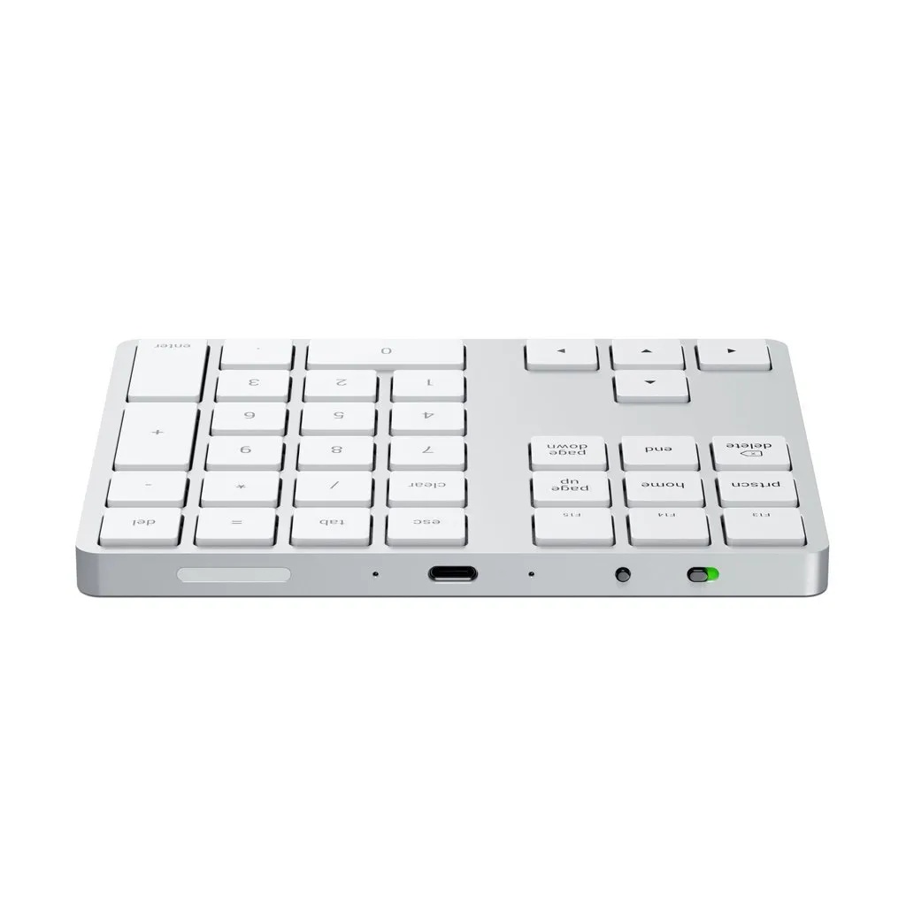 Беспроводной блок клавиатуры Satechi Aluminum Extended Keypad (серебристый)