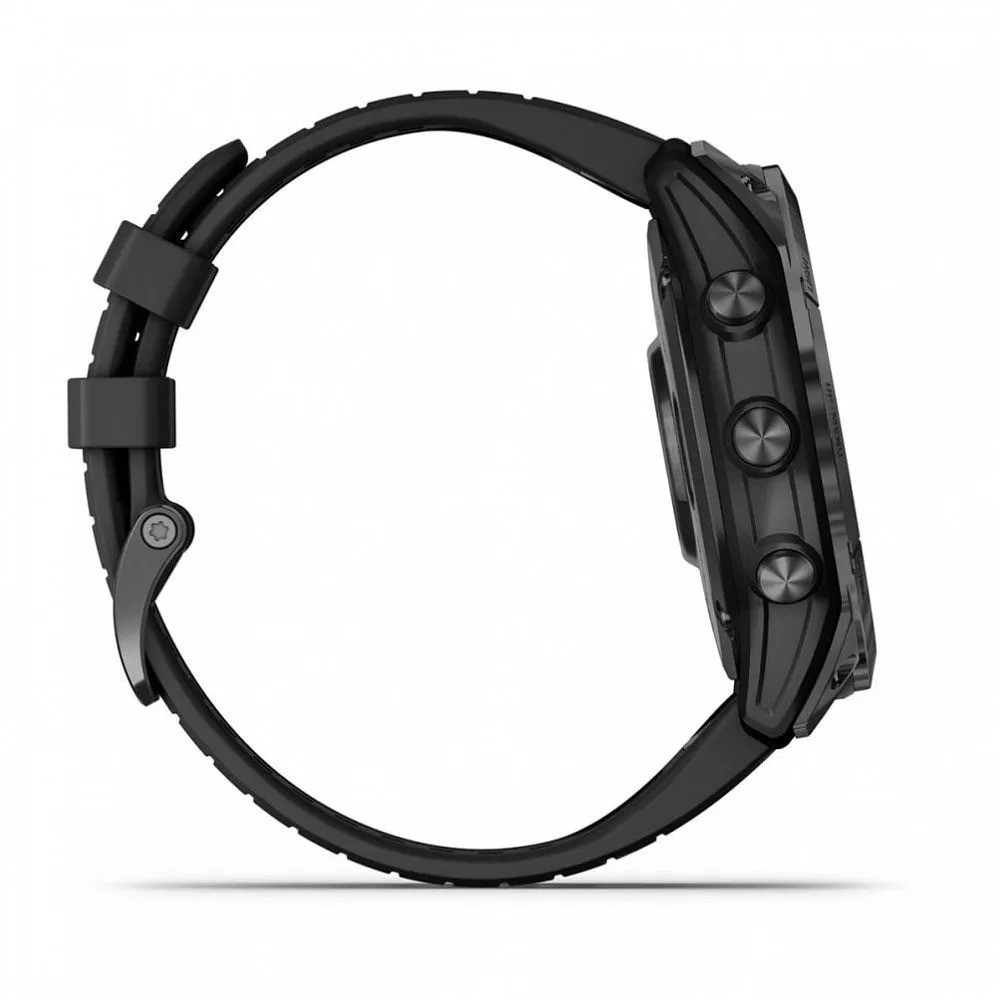 Умные часы Garmin Fenix 7X Pro Sapphire Solar Edition (черный)